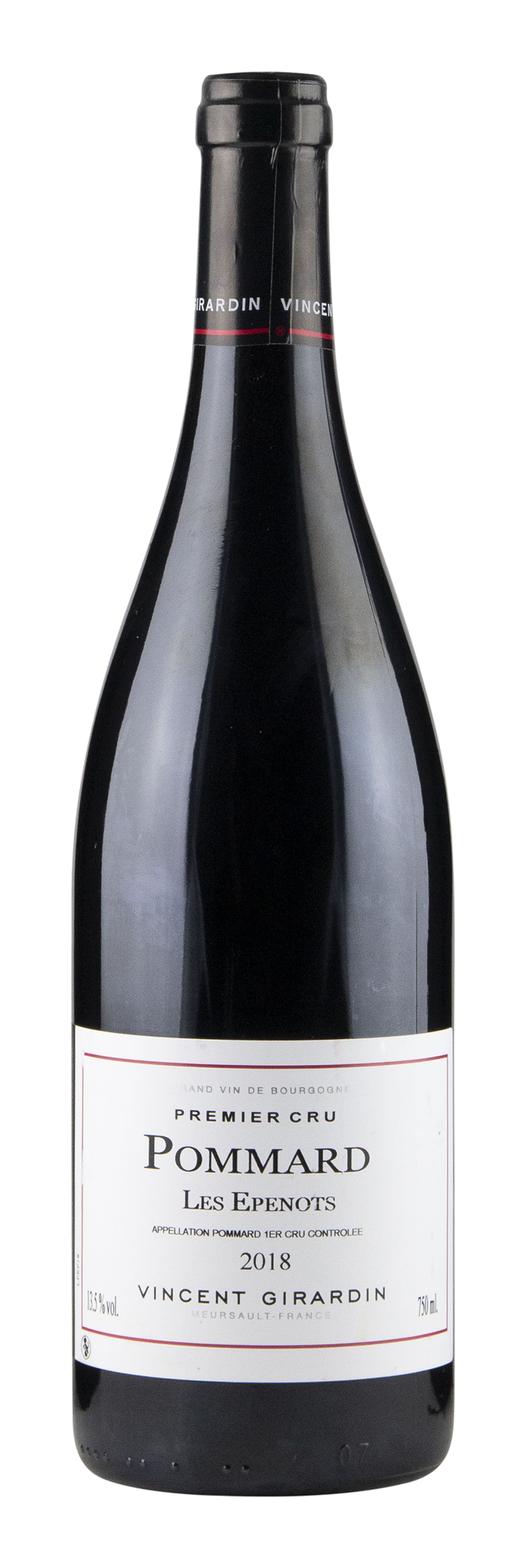Vincent Girardin Pommard 1er Cru Les Epenots 2018